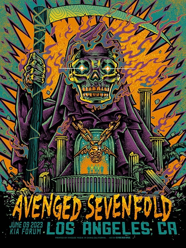 Avenged Sevenfold in Los Angeles at The Kia Forum