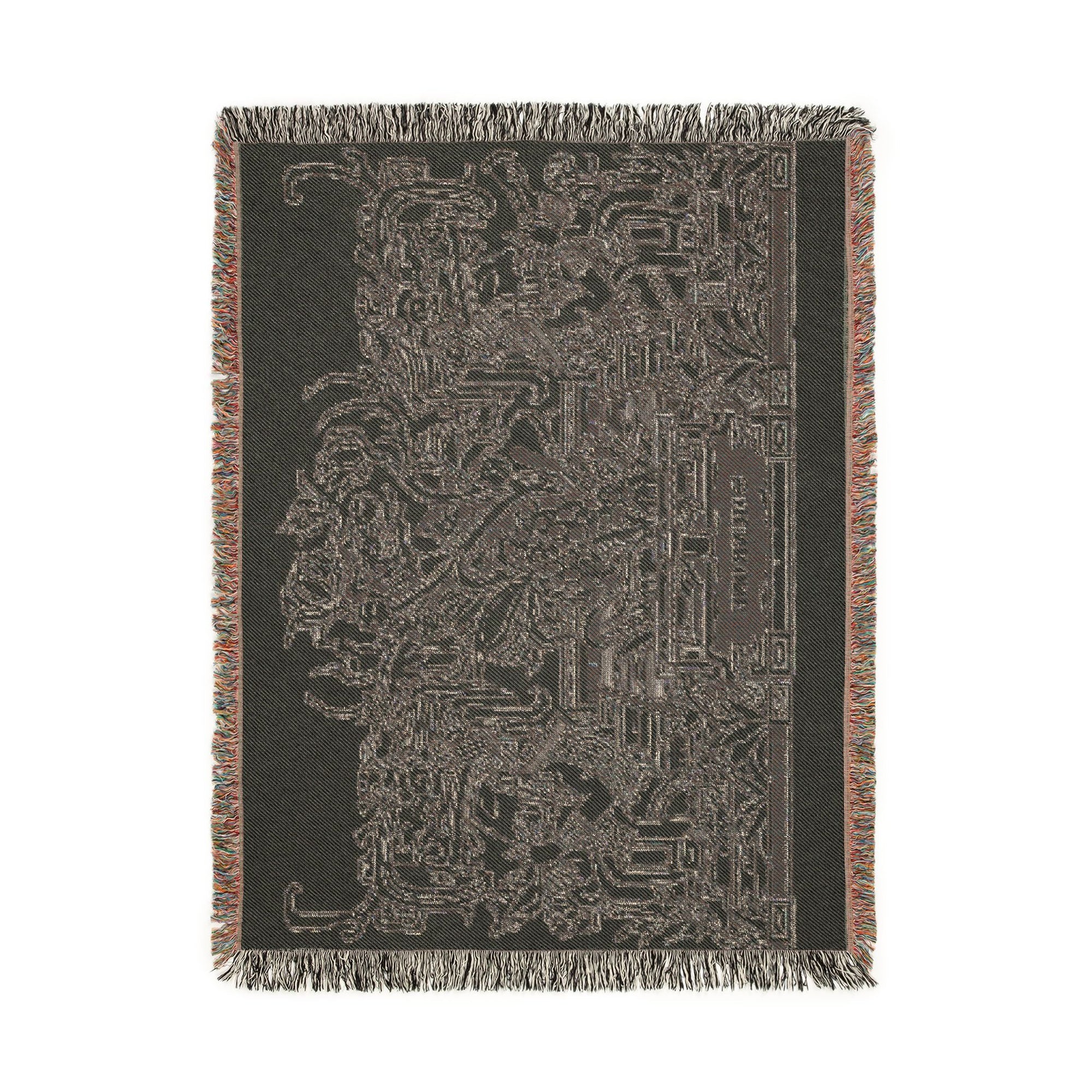 Temple Outlines Woven Blanket