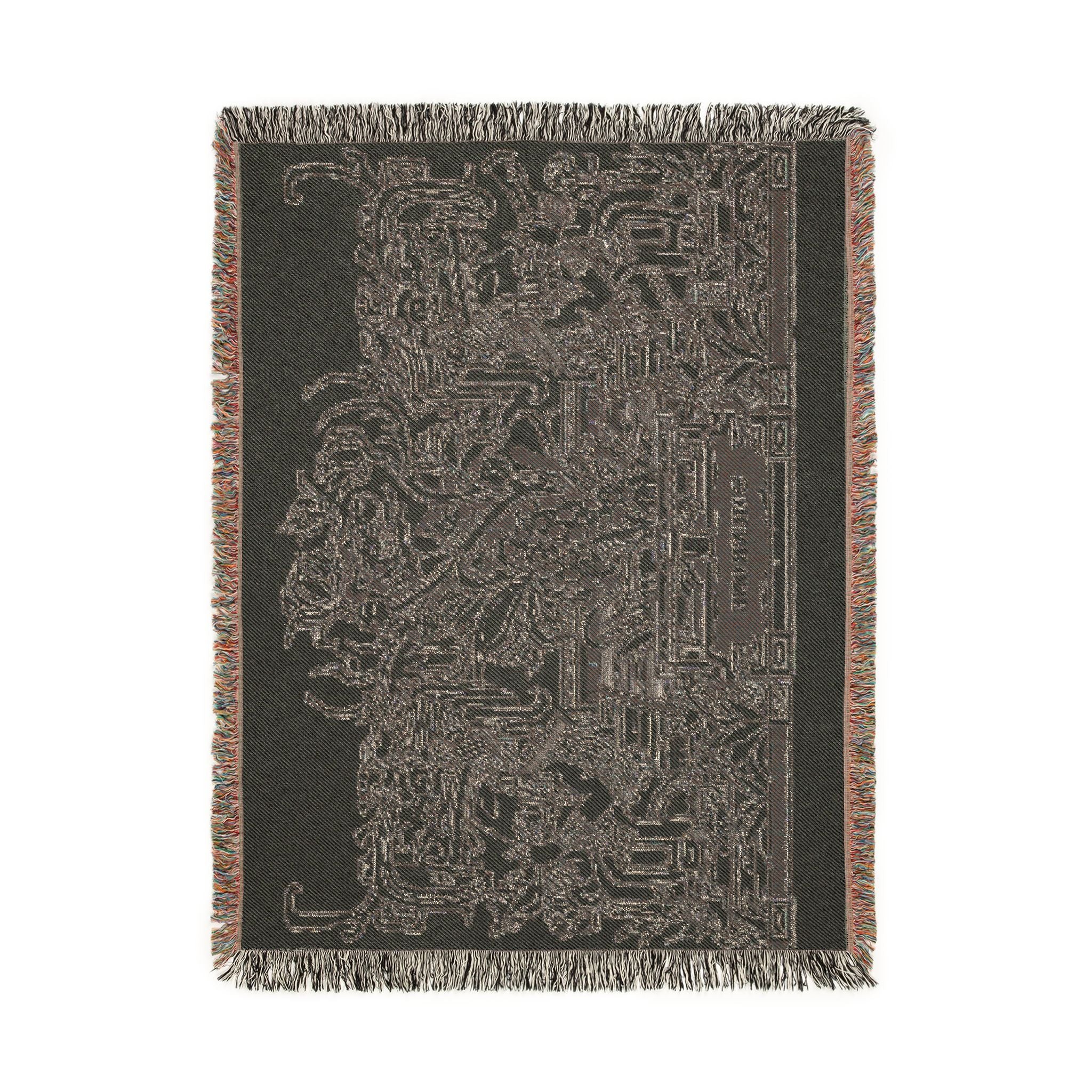 Temple Outlines Woven Blanket