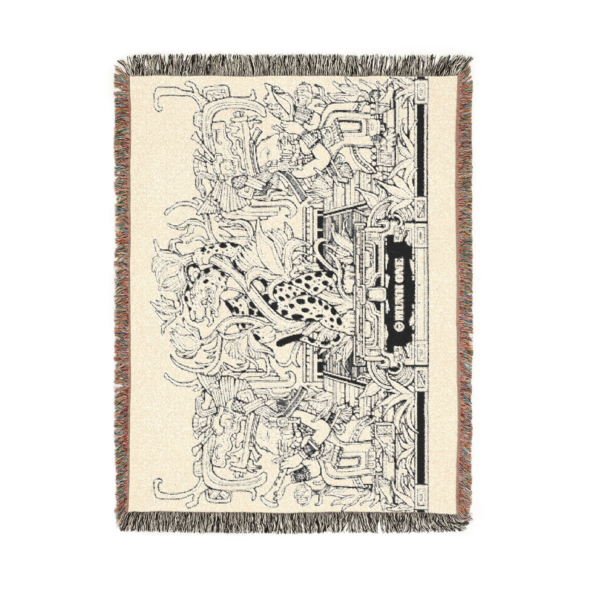Temple Outlines Woven Blanket