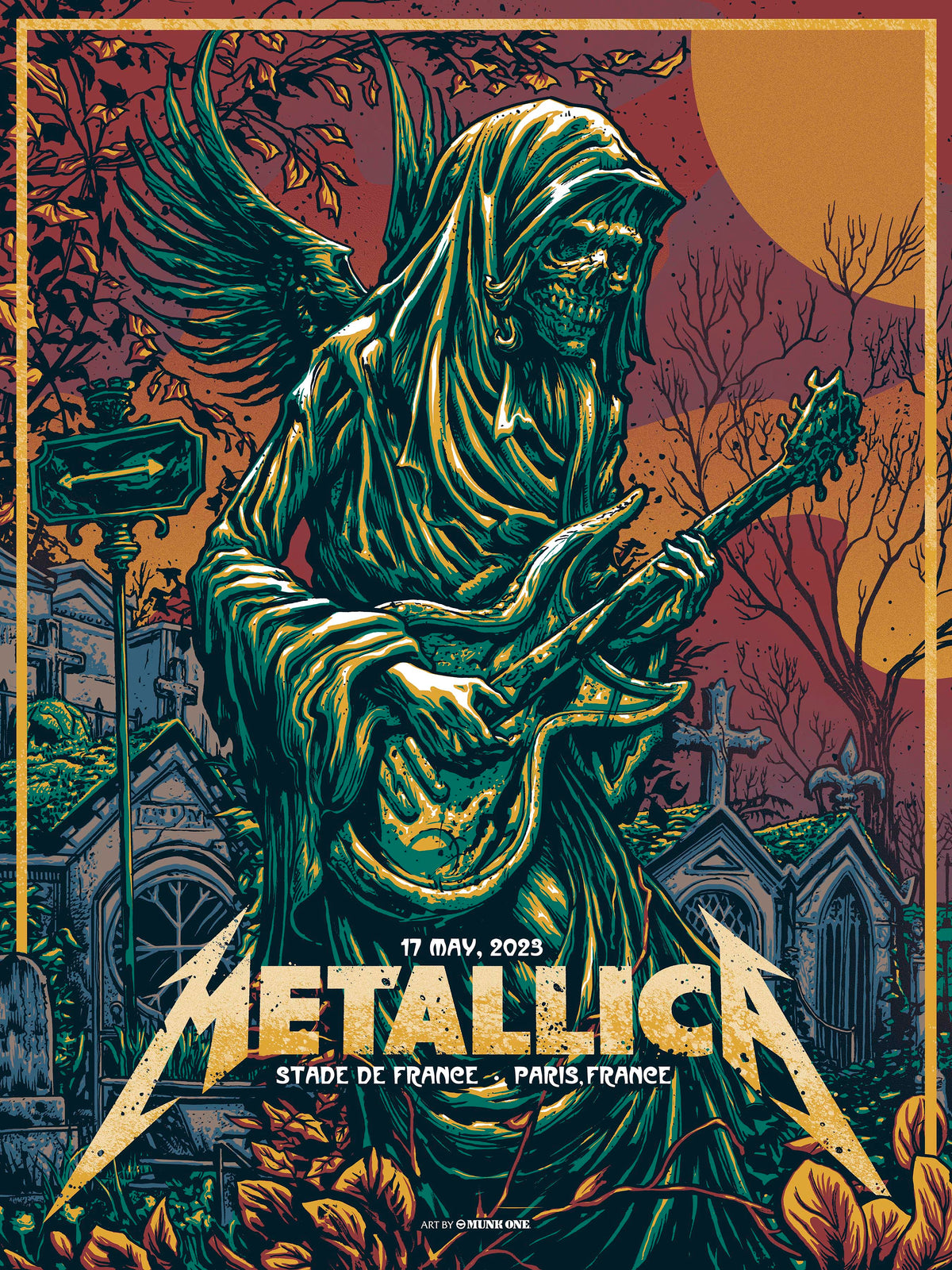 METALLICA PARIS NIGHT 1 & NIGHT 2 AP SET – Invisible Industries LLC
