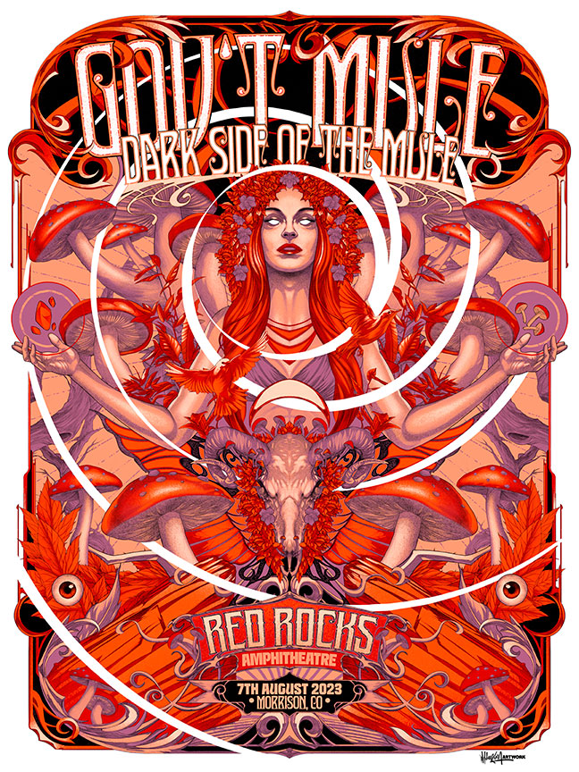 GOV'T MULE RED ROCKS RED VARIANT AP