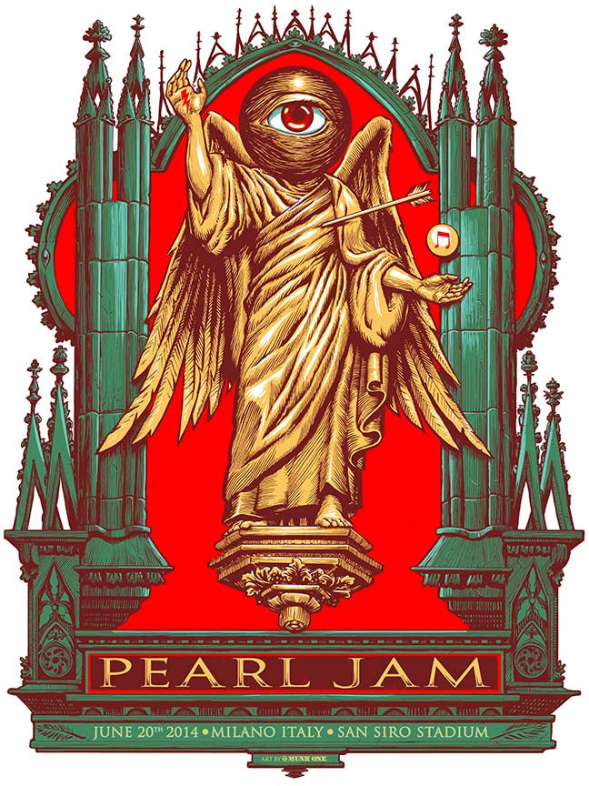 PEARL JAM MILANO ITALY AP