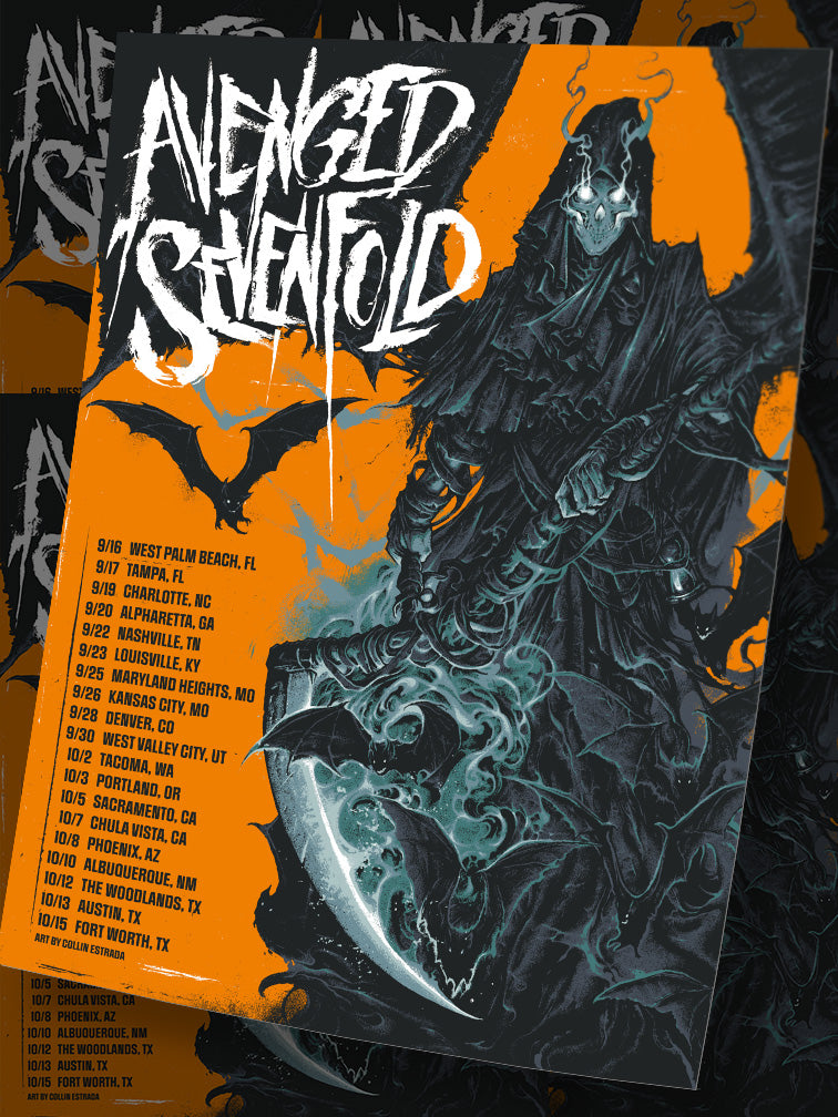 AVENGED SEVENFOLD LEG 2 ORANGE VARIANT AP