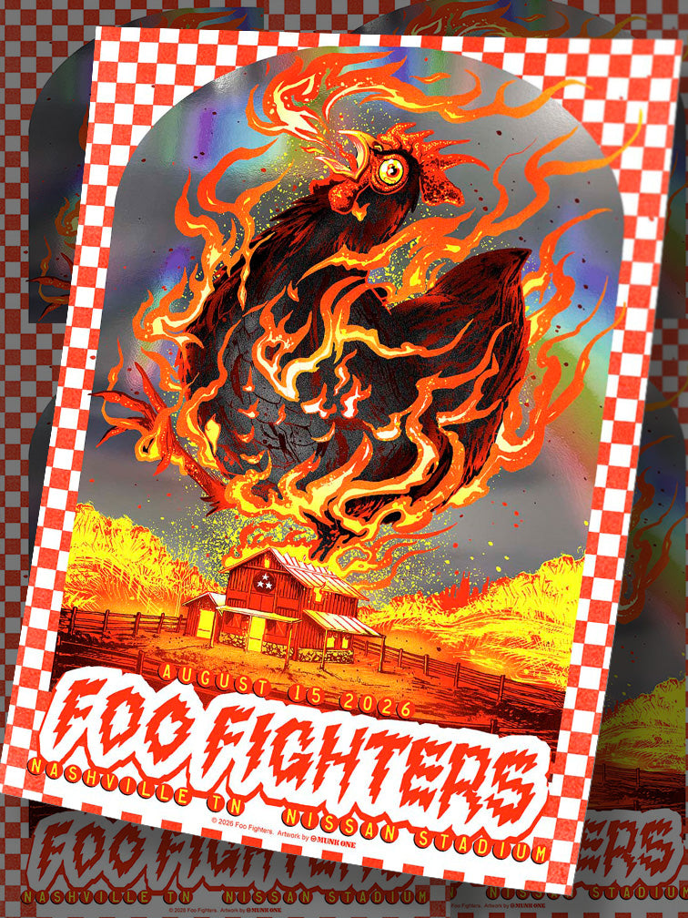 FOO FIGHTERS NASHVILLE AP RAINBOW FOIL