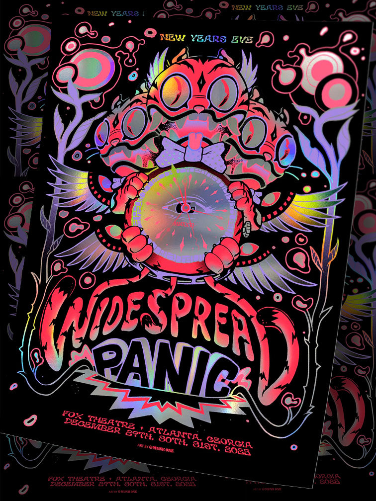WIDESPREAD PANIC NYE ATLANTA VARIANT RAINBOW FOIL AP
