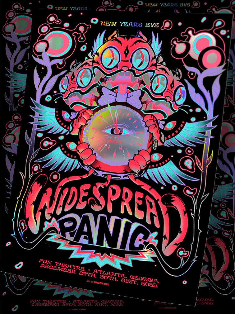 WIDESPREAD PANIC NYE ATLANTA VARIANT RAINBOW FOIL AP