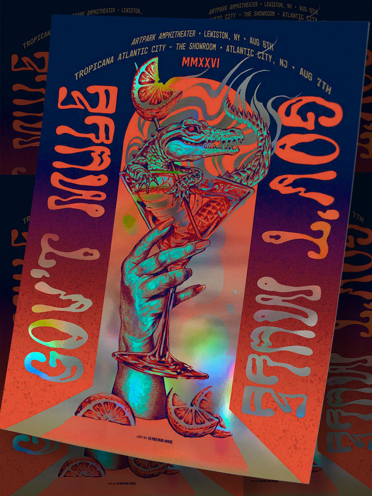 GOV'T MULE ATLANTIC CITY VARIANT AP RAINBOW FOIL