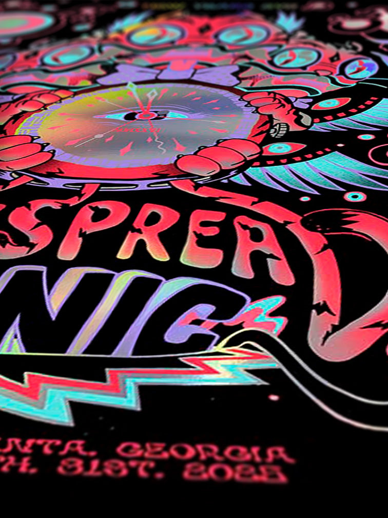 WIDESPREAD PANIC NYE ATLANTA VARIANT RAINBOW FOIL AP