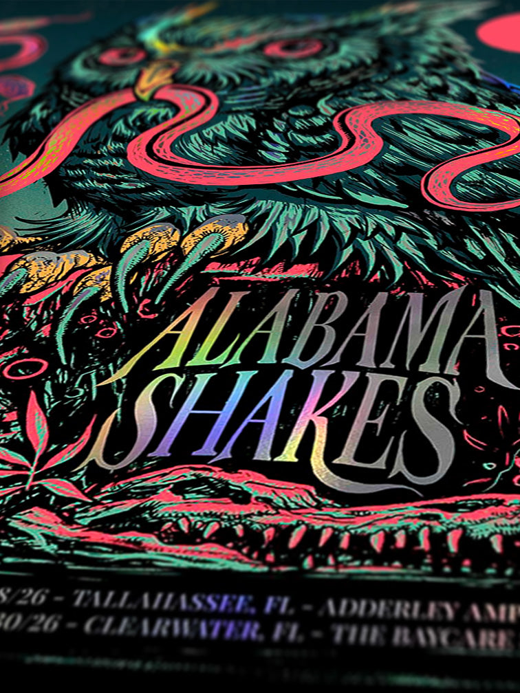 ALABAMA SHAKES PINK VAR ON FOIL AP LEG-2