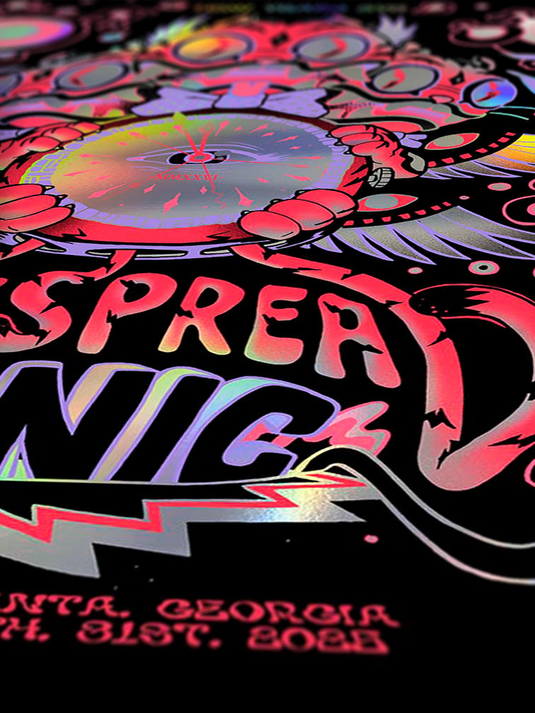 WIDESPREAD PANIC NYE ATLANTA VARIANT RAINBOW FOIL AP