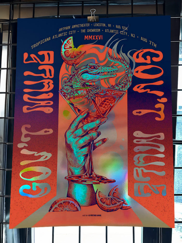 GOV'T MULE ATLANTIC CITY VARIANT AP RAINBOW FOIL