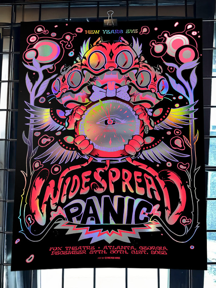 WIDESPREAD PANIC NYE ATLANTA VARIANT RAINBOW FOIL AP