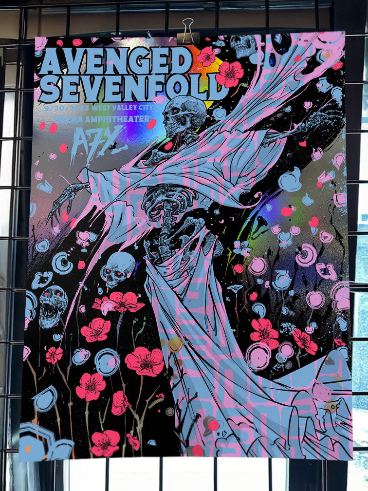 AVENGED SEVENFOLD UTAH VARIANT RAINBOW FOIL AP