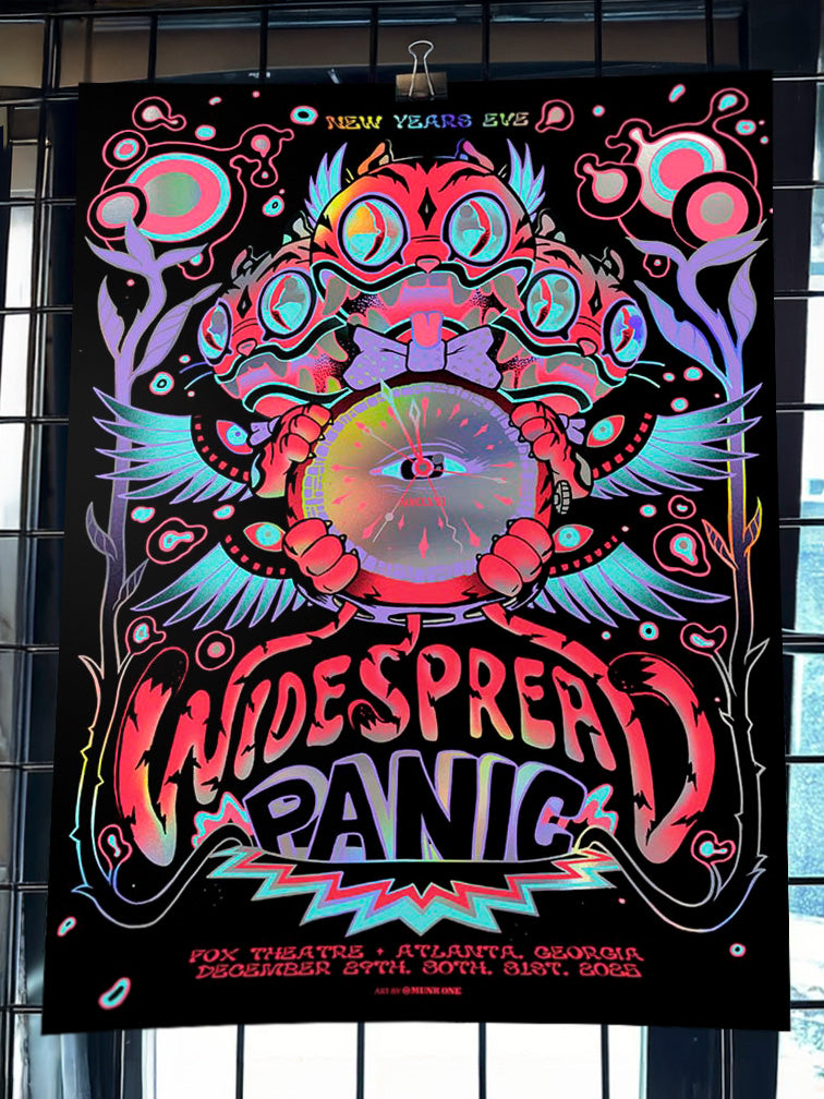 WIDESPREAD PANIC NYE ATLANTA VARIANT RAINBOW FOIL AP