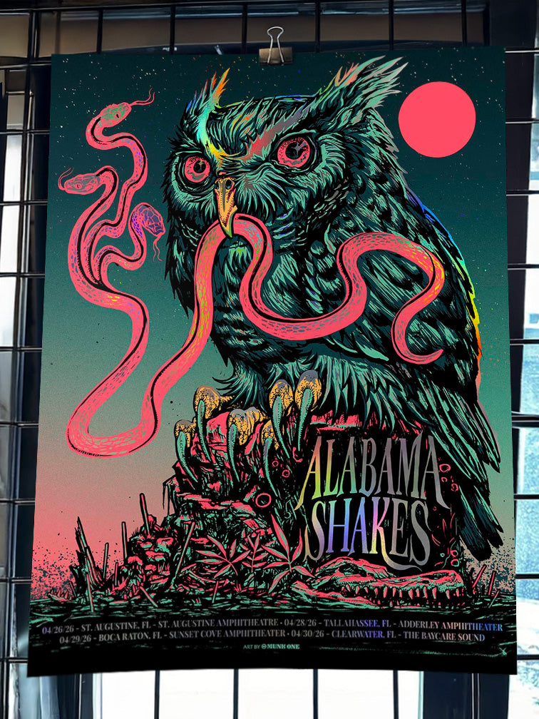 ALABAMA SHAKES PINK VAR ON FOIL AP LEG-2