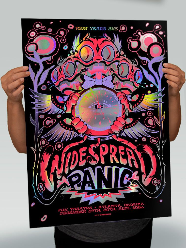 WIDESPREAD PANIC NYE ATLANTA VARIANT RAINBOW FOIL AP