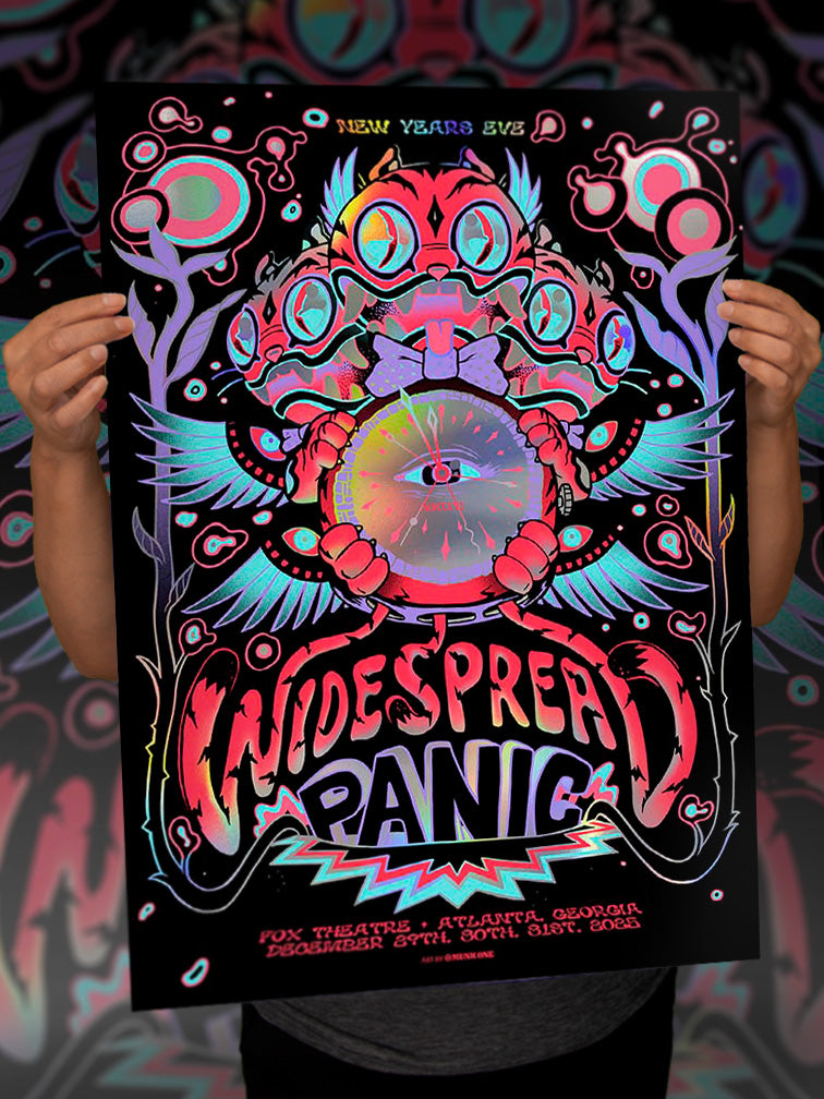 WIDESPREAD PANIC NYE ATLANTA VARIANT RAINBOW FOIL AP