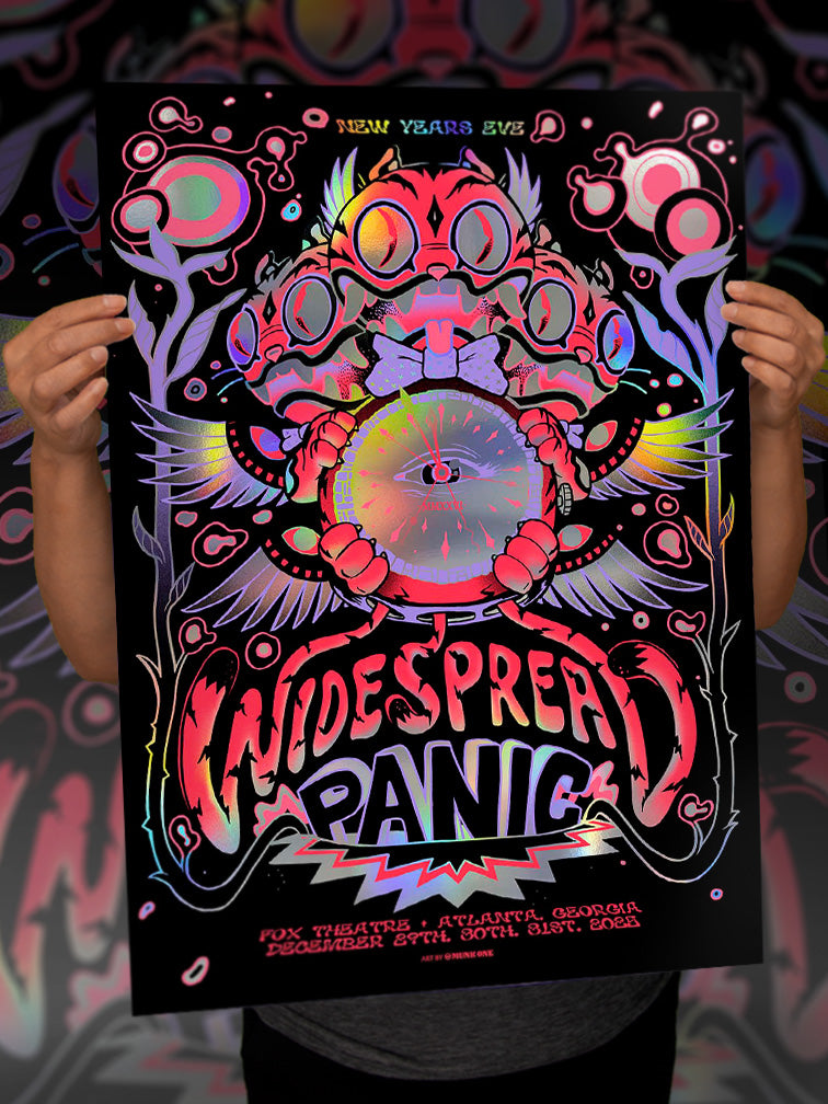 WIDESPREAD PANIC NYE ATLANTA VARIANT RAINBOW FOIL AP