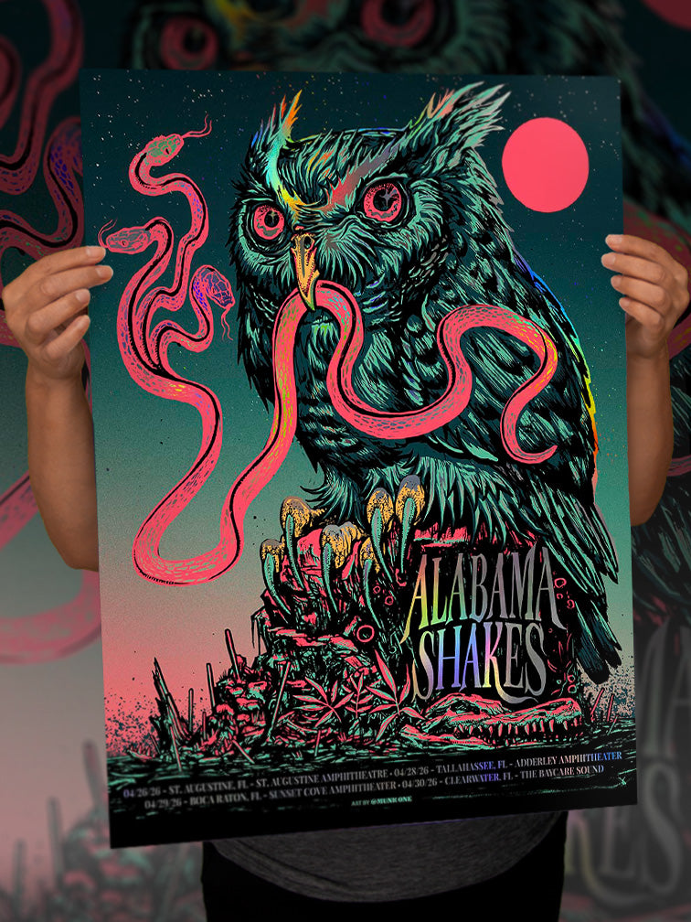 ALABAMA SHAKES PINK VAR ON FOIL AP LEG-2