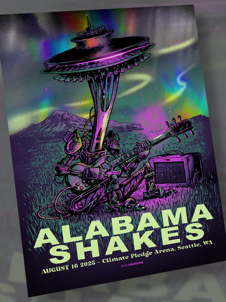 ALABAMA SHAKES SEATTLE AP RAINBOW FOIL