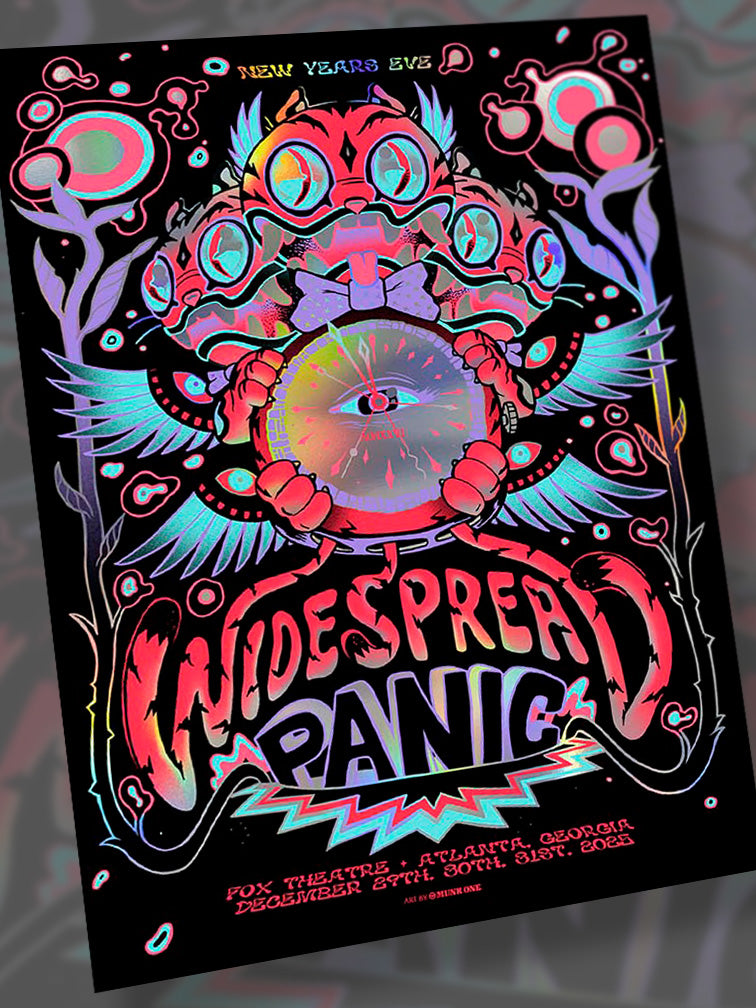 WIDESPREAD PANIC NYE ATLANTA VARIANT RAINBOW FOIL AP