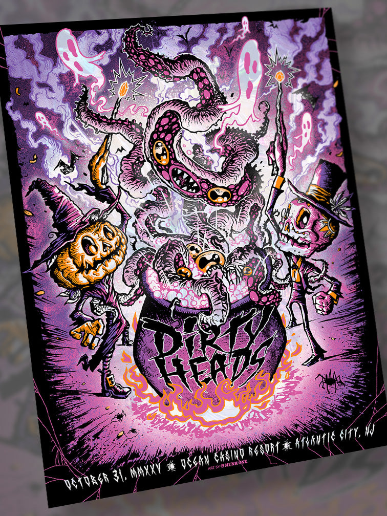 DIRTY HEADS ATLANTIC CITY AP WHITE SWIRL FOIL VARIANT