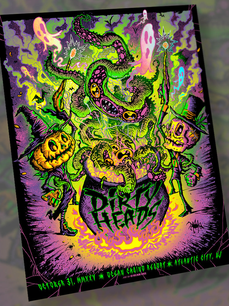 DIRTY HEADS ATLANTIC CITY AP RAINBOW FOIL GREEN VARIANT