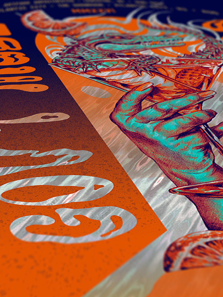 GOV'T MULE ATLANTIC CITY ORANGE AP MOON LAVA FOIL
