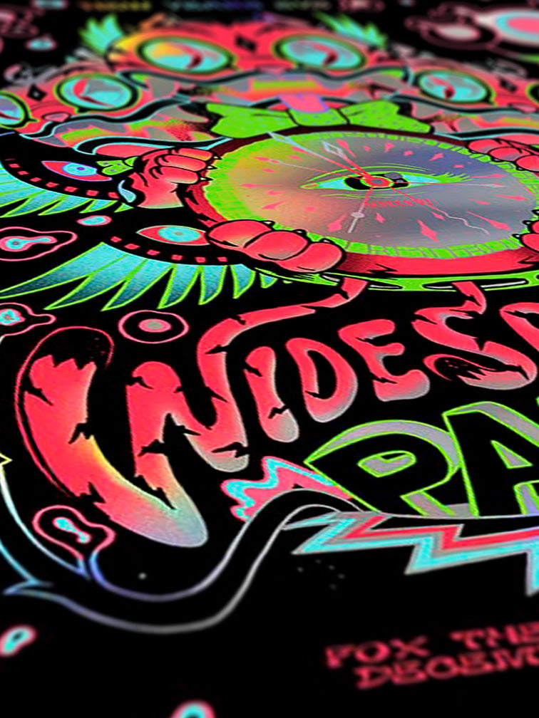 WIDESPREAD PANIC NYE ATLANTA RAINBOW FOIL AP