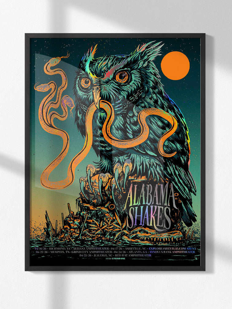 ALABAMA SHAKES ORANGE VAR ON FOIL AP LEG-1