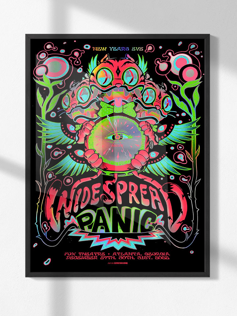 WIDESPREAD PANIC NYE ATLANTA RAINBOW FOIL AP