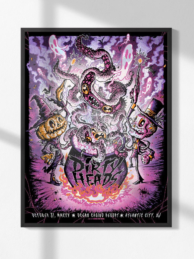 DIRTY HEADS ATLANTIC CITY AP WHITE SWIRL FOIL VARIANT