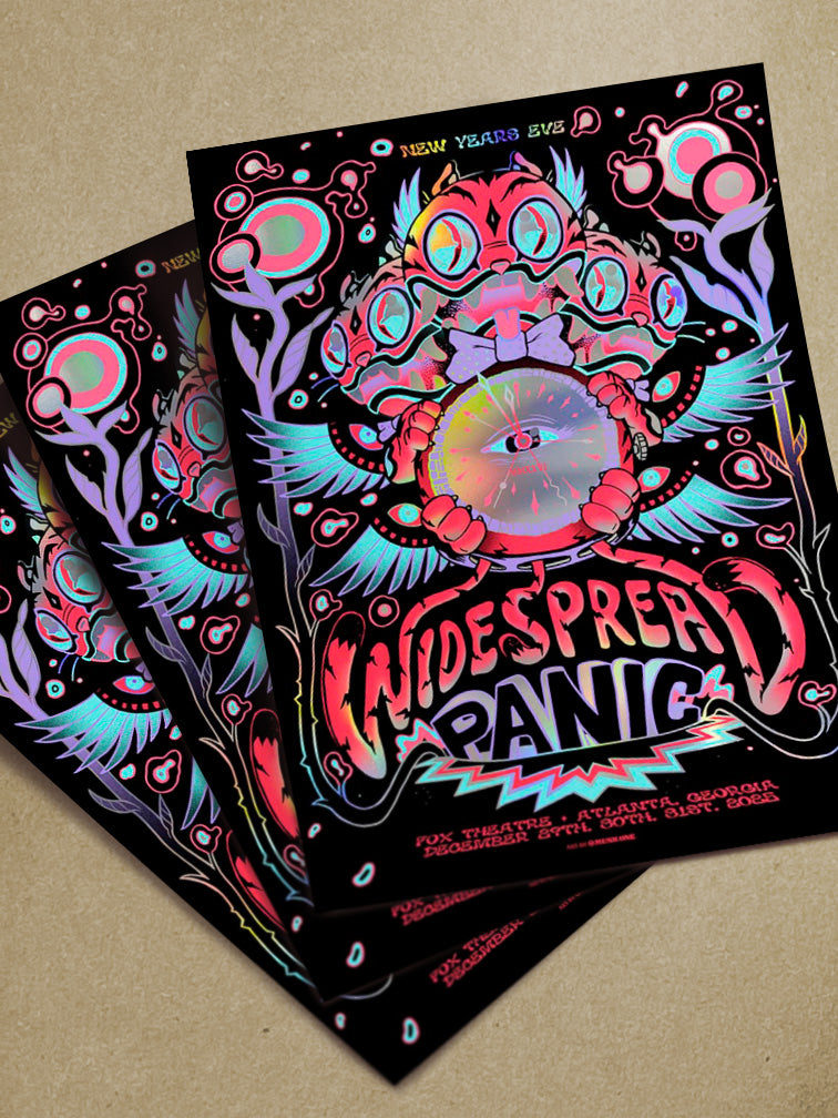 WIDESPREAD PANIC NYE ATLANTA VARIANT RAINBOW FOIL AP