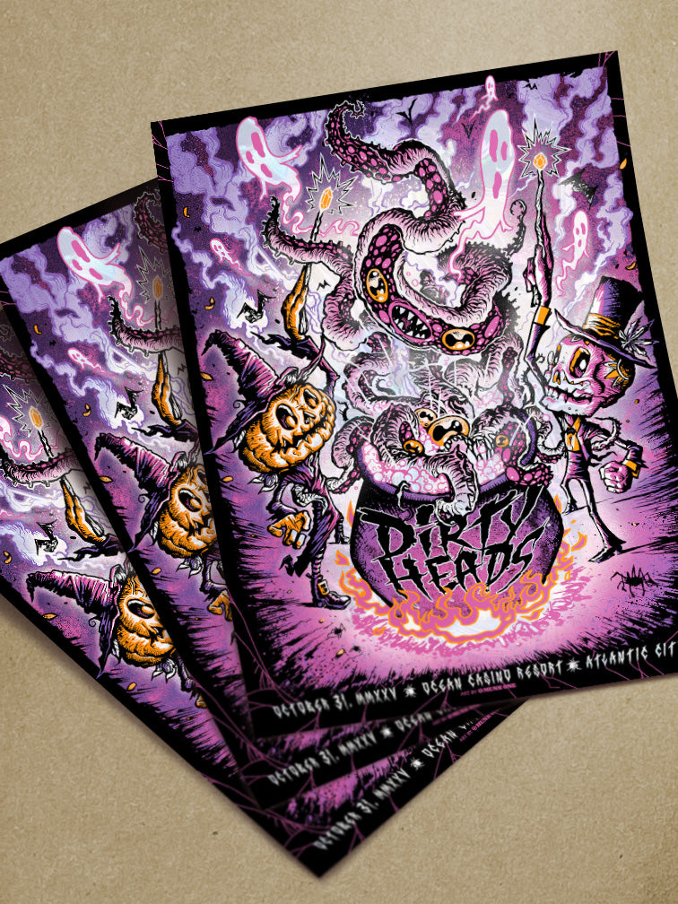 DIRTY HEADS ATLANTIC CITY AP WHITE SWIRL FOIL VARIANT