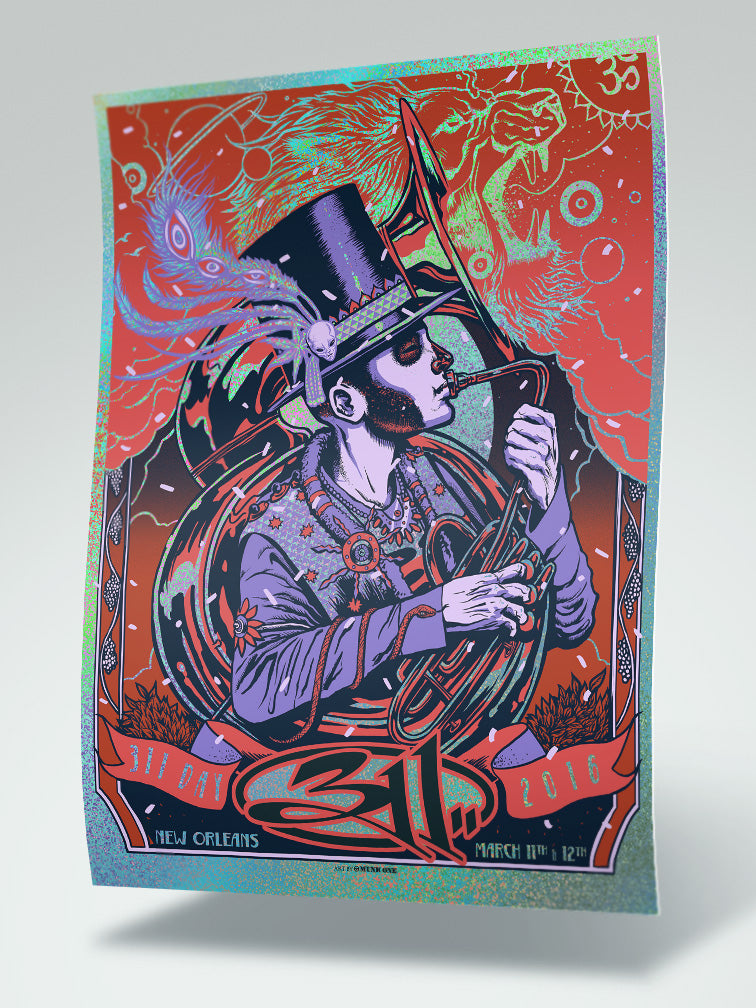 311 DAY 2016 NO YELLOW VARIANT AP SPECKLE FOIL