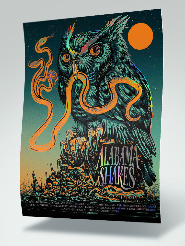 ALABAMA SHAKES ORANGE VAR ON FOIL AP LEG-1