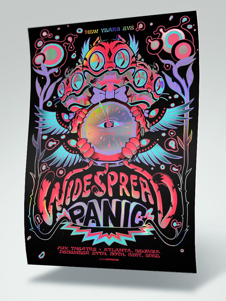 WIDESPREAD PANIC NYE ATLANTA VARIANT RAINBOW FOIL AP