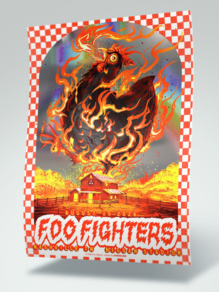 FOO FIGHTERS NASHVILLE AP RAINBOW FOIL