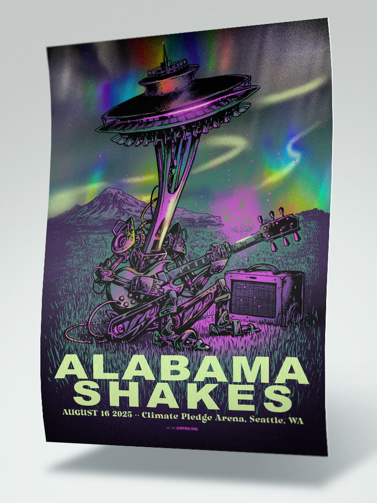ALABAMA SHAKES SEATTLE AP RAINBOW FOIL