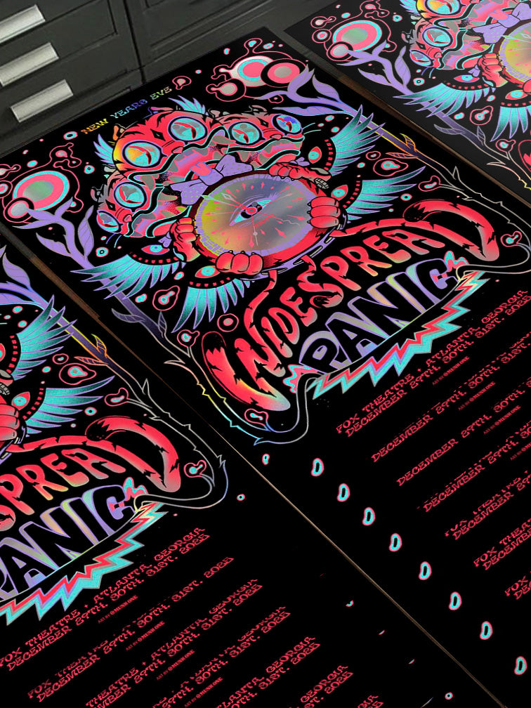 WIDESPREAD PANIC NYE ATLANTA VARIANT RAINBOW FOIL AP