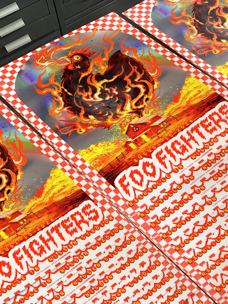 FOO FIGHTERS NASHVILLE AP RAINBOW FOIL