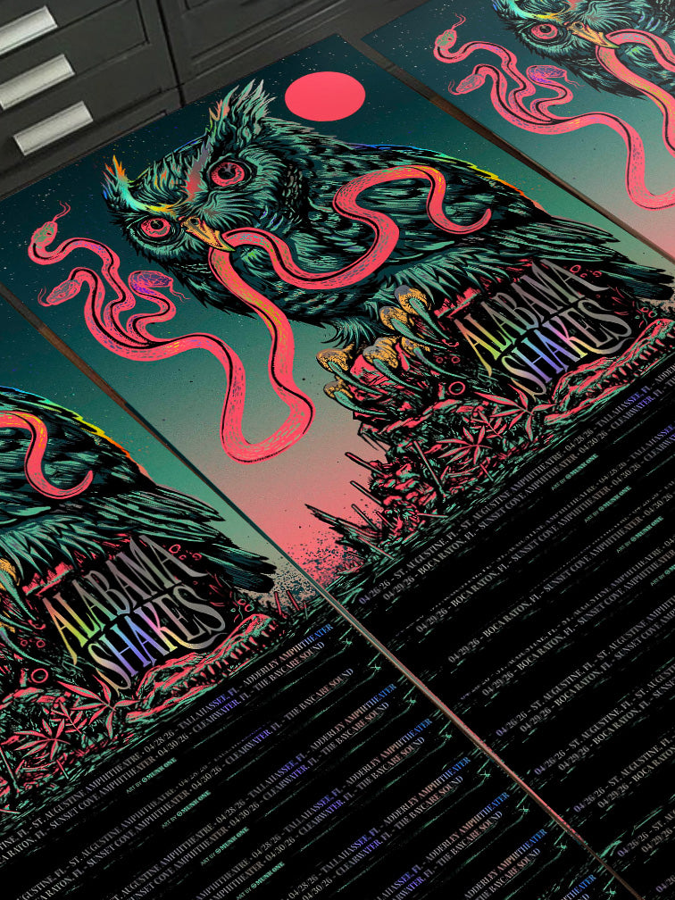 ALABAMA SHAKES PINK VAR ON FOIL AP LEG-2