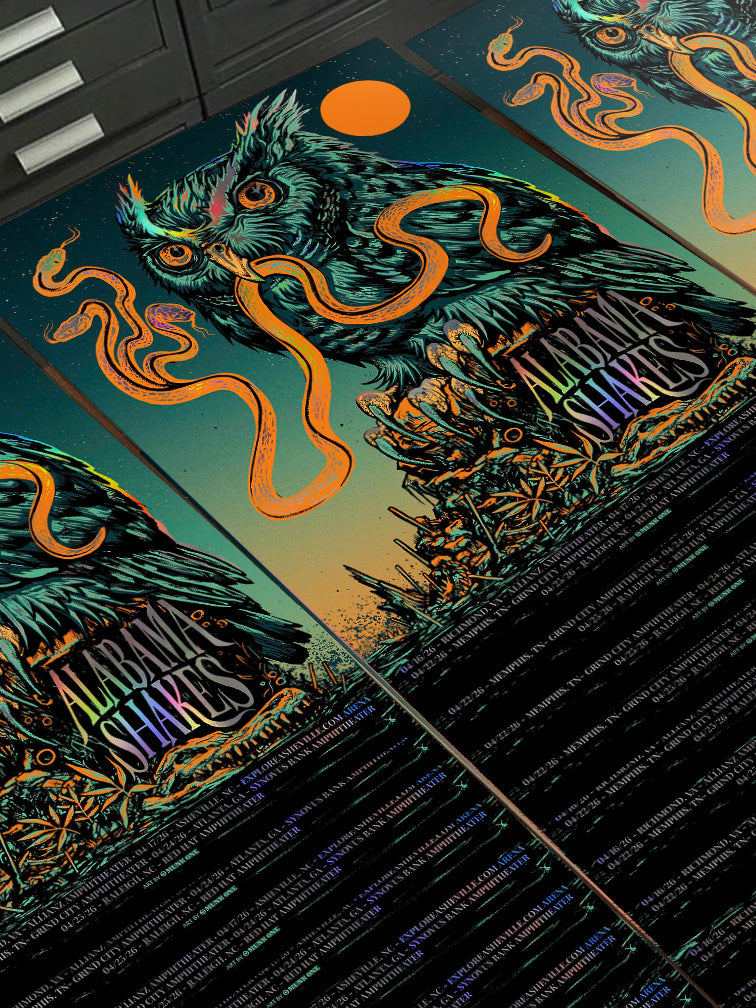 ALABAMA SHAKES ORANGE VAR ON FOIL AP LEG-1