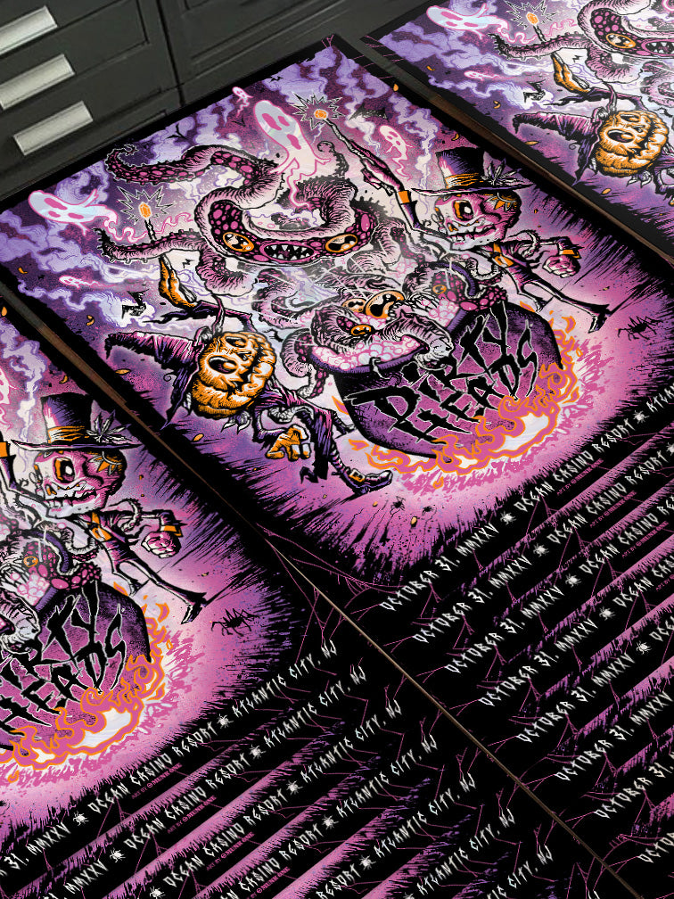 DIRTY HEADS ATLANTIC CITY AP WHITE SWIRL FOIL VARIANT