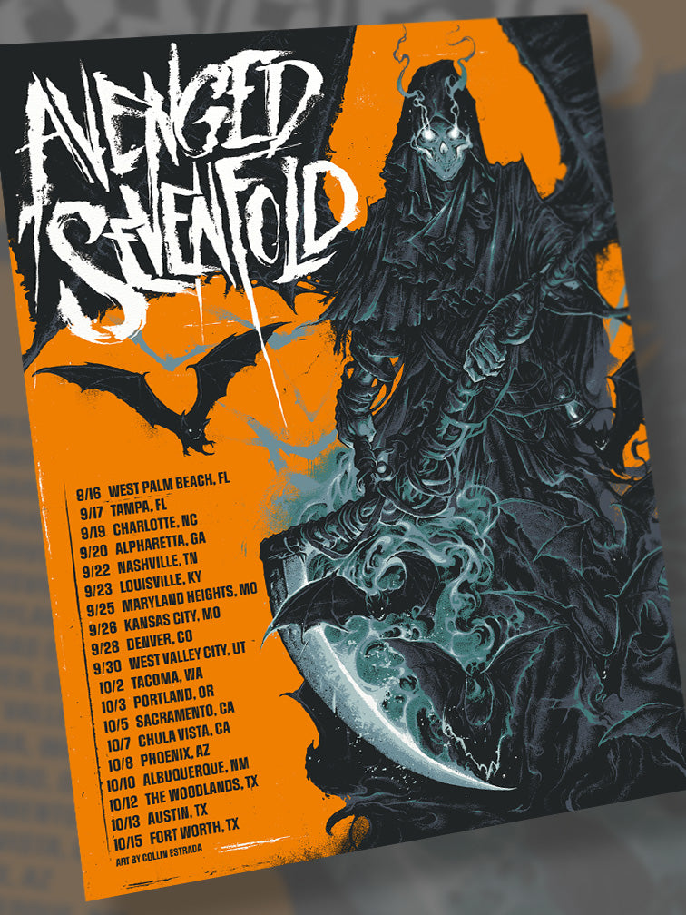 AVENGED SEVENFOLD LEG 2 ORANGE VARIANT AP