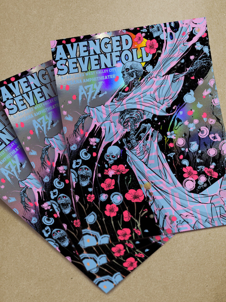 AVENGED SEVENFOLD UTAH VARIANT RAINBOW FOIL AP