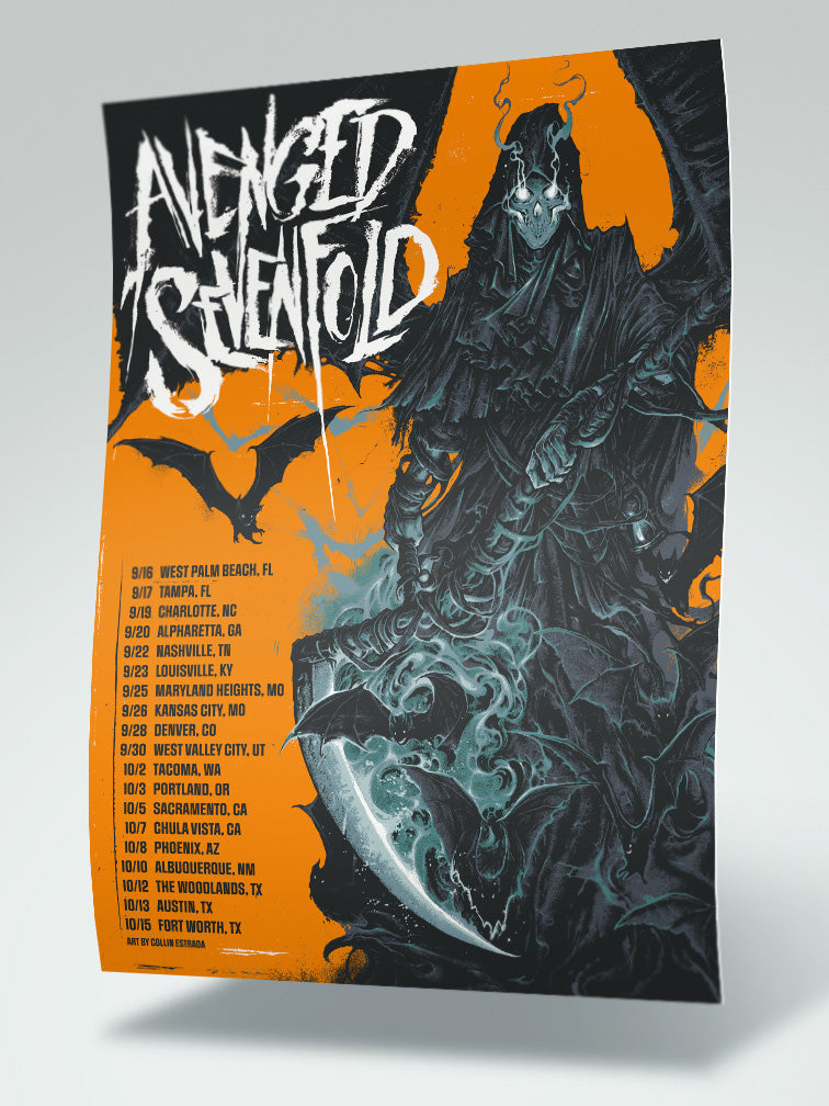 AVENGED SEVENFOLD LEG 2 ORANGE VARIANT AP