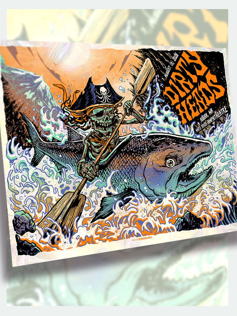 DIRTY HEADS AUBURN VARIANT AP WHITE SWIRL FOIL