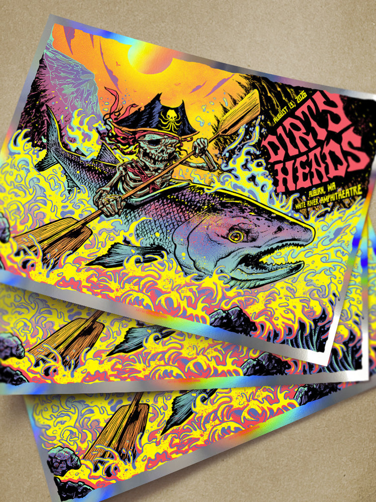 DIRTY HEADS AUBURN RED AP RAINBOW FOIL